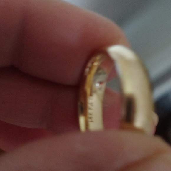 Vintage 14K yellow gold wedding band - Picture 6 of 12